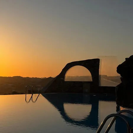ヴィラ Orama Mykonos Sunset & Pool *